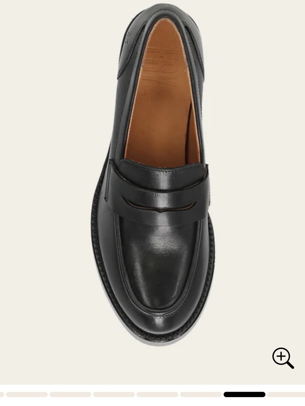 Frye Rylee Block Heel Penny Loafer - Picture 4 of 5